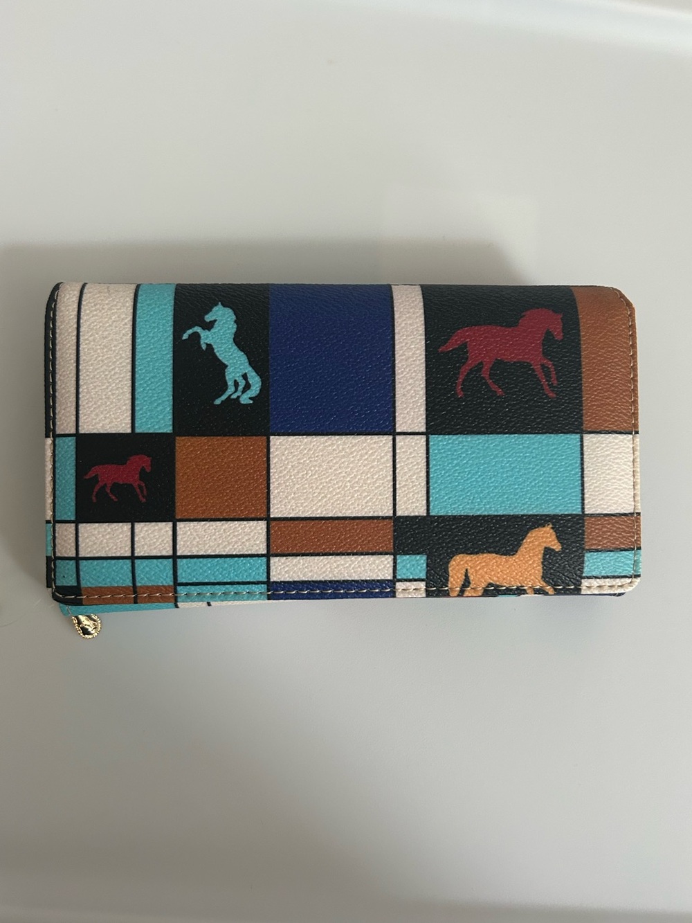 Montana West The Trail of Painted Ponies Anniversary Print Wallet Geometric NWT - Picture 2 of 5